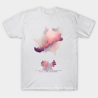 Fukui, Japan Watercolor Map Art T-Shirt